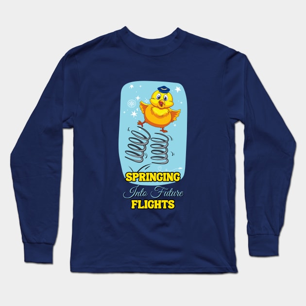 Chick Flight: Soaring into the Future Long Sleeve T-Shirt by DaShirtXpert